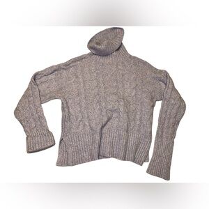 Women’s witty fox knit turtleneck sweater